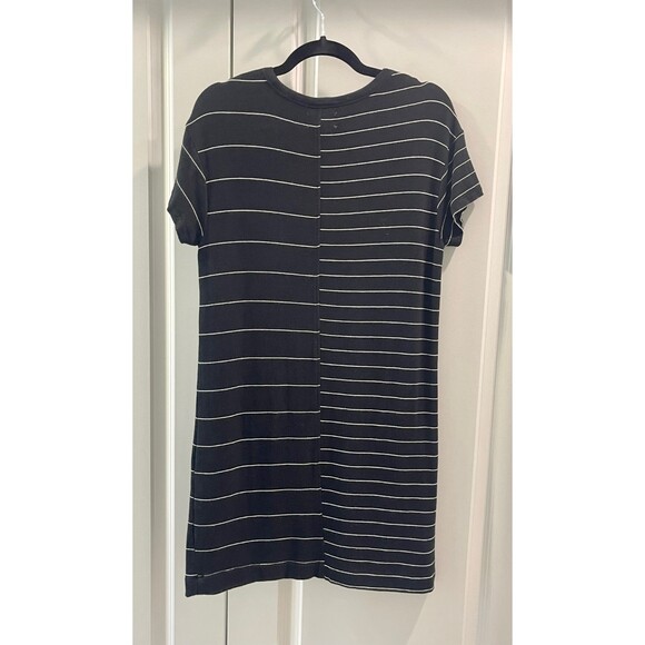 LOU & GREY Mixstripe Signaturesoft Tee Dress, Sz M - Picture 2 of 5